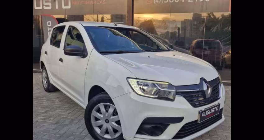 Renault Sandero LIFE10MT - Branca - 2020/2021