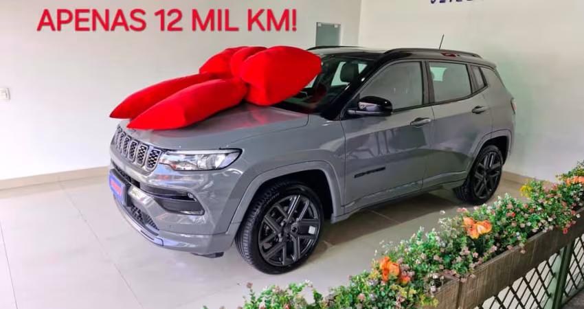 JEEP COMPASS SERIE S  1.3T 2025 12 MIL KM! GARANTIA DE FABRICA. 