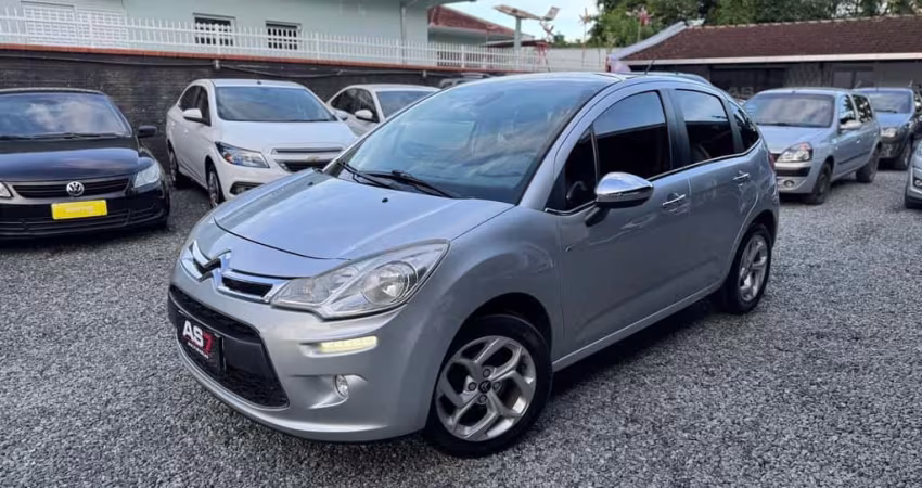 Citroën C3 Excl. 1.6 VTi Flex Start 16V 5p Aut.  - Prata - 2013/2014