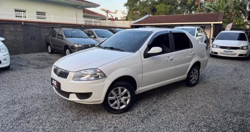 Fiat Siena EL 1.0 mpi Fire Flex 8V 4p  - Branca - 2013/2014