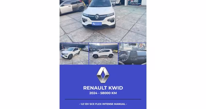 Renault Kwid 2024 1.0 12v sce flex intense manual