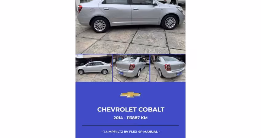 Chevrolet Cobalt 2014 1.4 mpfi ltz 8v flex 4p manual