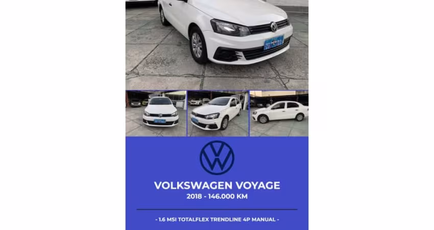 Volkswagen Voyage 2018 1.6 msi totalflex trendline 4p manual