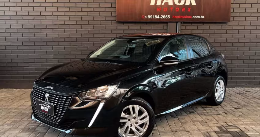 Peugeot 208 Active 1.6 Flex 16V 5p Aut.  - Preta - 2021/2021
