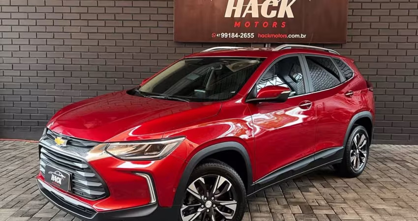 Chevrolet Tracker Premier 1.2 Turbo 12V Flex Aut.  - Vermelha - 2023/2024