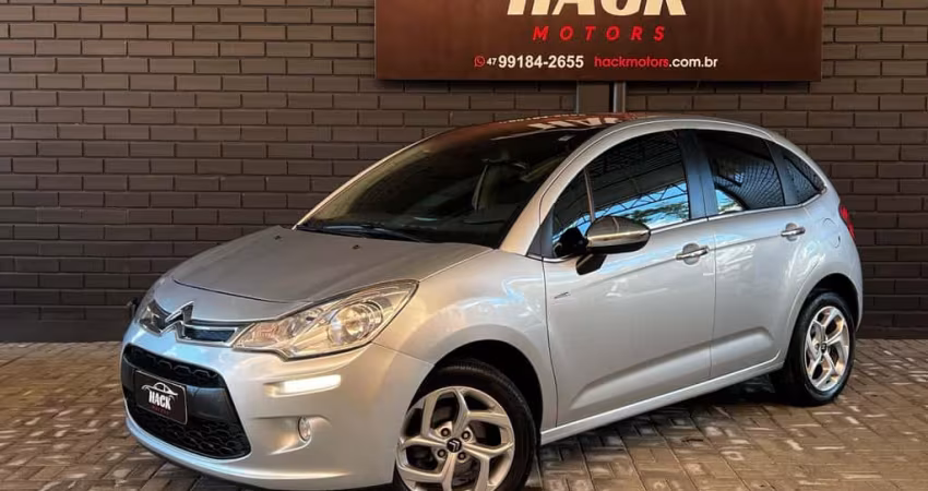 Citroën C3 Excl. 1.6 VTi Flex Start 16V 5p Aut.  - Prata - 2015/2016