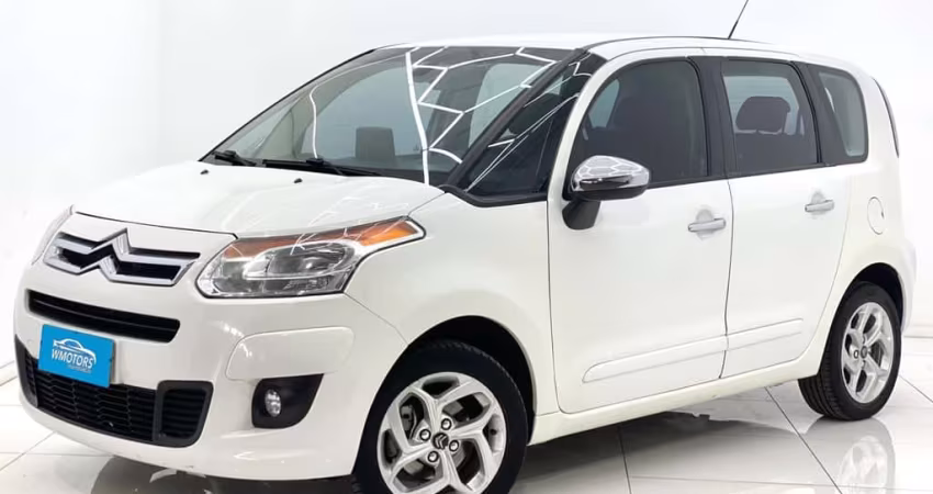 C3 PICASSO EXCL AUTOM. 1.6 FLEX 4P 2015 COMPLETO BAIXO KM COM CHAVE CÓPIA E MANUAL