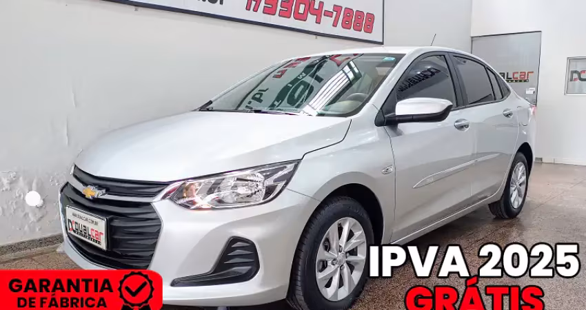 Chevrolet Onix Plus 1.0 LT TB Aut. IPVA 2025 TOTAL PAGO