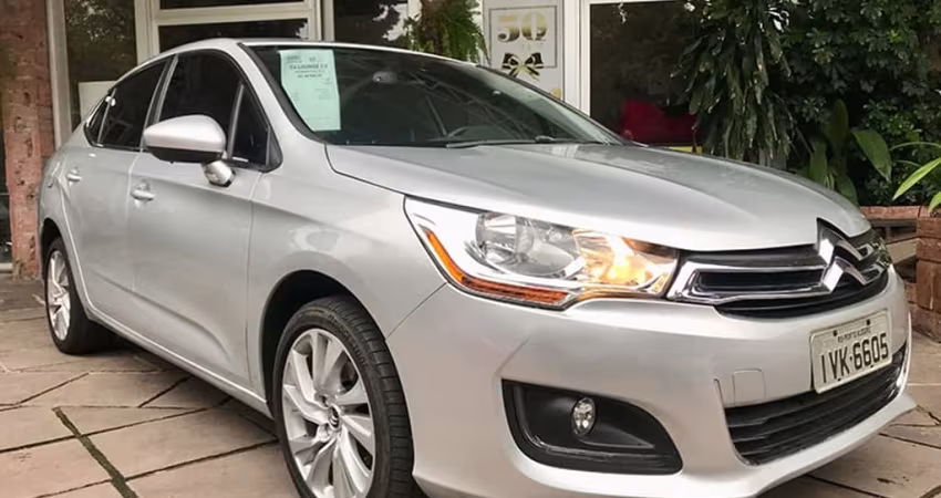 Citroen C4 LOUNGE 2.0 MPFI TENDANCE 16V FLEX 4P AUTOMÁTICO