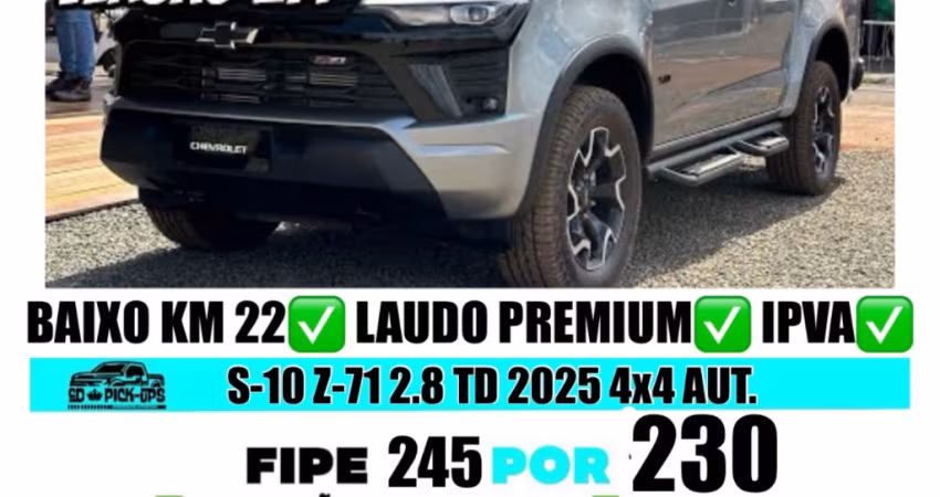 S-10 Z-71 2.8 TD 2025 4x4 AUTOMÁTICA