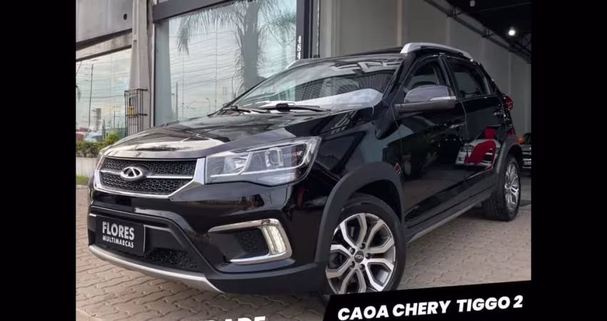 CAOA Chery Tiggo 2 ACT 1.5 16V Flex Aut.5p  - Preta - 2019/2020