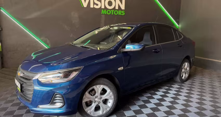 Chevrolet Onix PLUS PREMIER 1.0 TURBO FLEX - Azul - 2021/2022