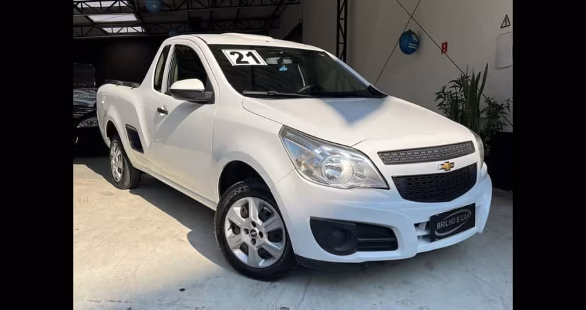 Chevrolet Montana LS 1.4 2021 Completa com até 2 Anos de Garantia