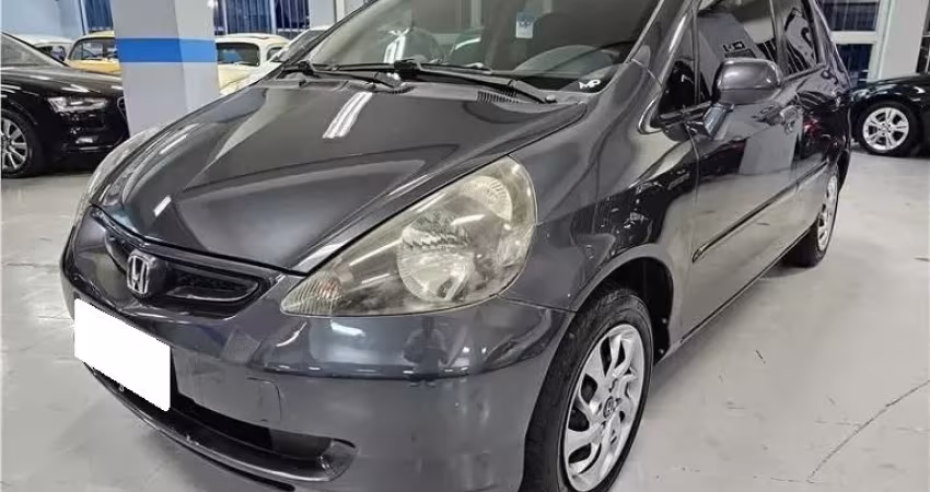 Honda Fit 1.4 lx cinza 2006 completo