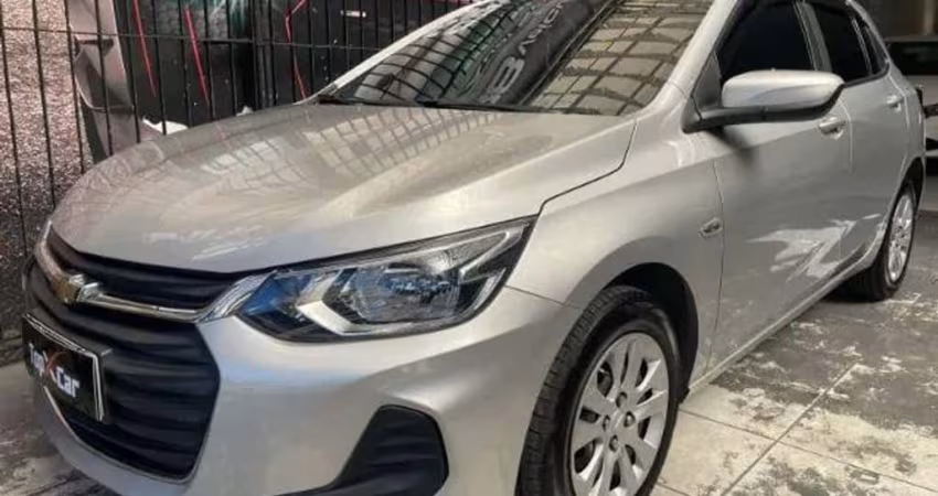 Chevrolet Onix HATCH LT 1.0 12V FLEX MEC. 4P - Prata - 2020/2020