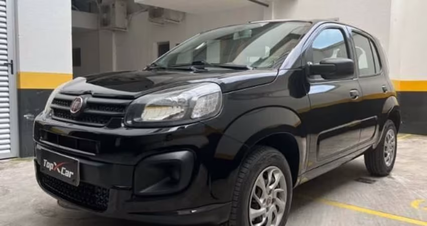 Fiat Uno ATTRACTIVE 1.0 EVO FIRE FLEX 8V 5P - Preta - 2021/2021