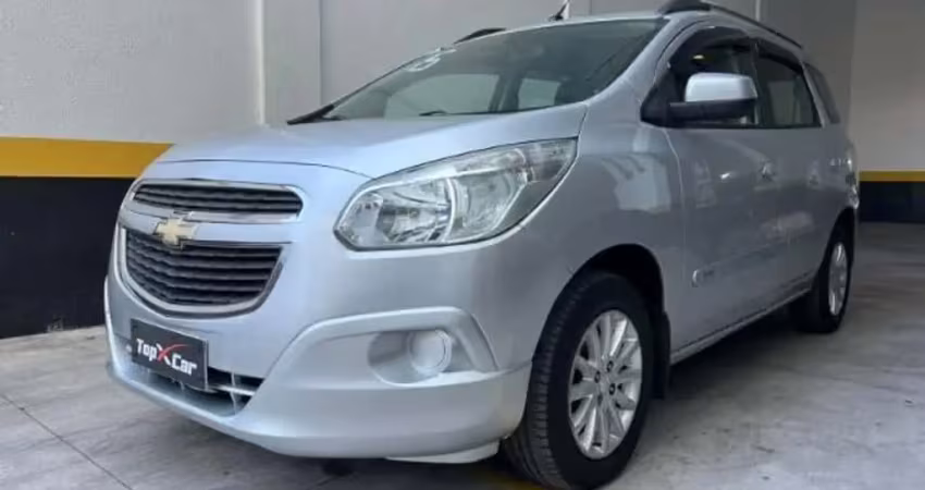 Chevrolet Spin LT 1.8 8V ECONO.FLEX 5P MEC. - Prata - 2014/2015