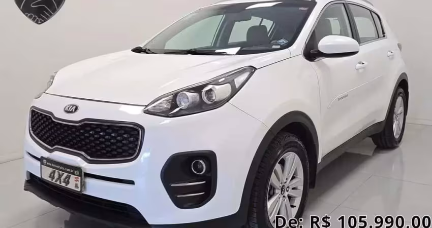 Kia Sportage LX 2.0 16V/ 2.0 16V Flex  Aut.  - Branca - 2016/2017