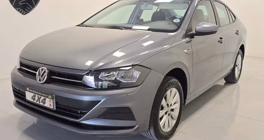 Volkswagen Virtus 1.6 MSI Flex 16V 5p Mec.  - Cinza - 2018/2019