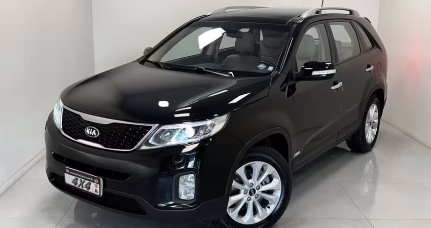 Kia Sorento EX 3.5 V6 24V 4x4 Aut.  - Preta - 2014/2015