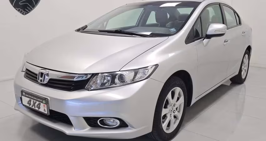 Honda Civic Sedan EXS 1.8/1.8 Flex 16V Aut. 4p  - Prata - 2012/2012
