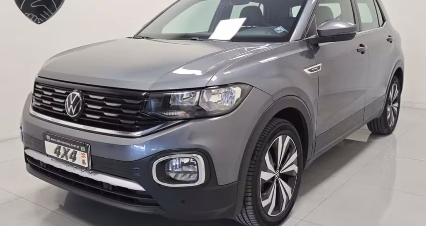 Volkswagen T-Cross Hig. 250 TSI 1.4 Flex 16V 5p Aut  - Cinza - 2022/2023