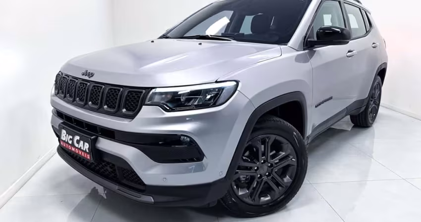 Jeep Compass LONGITUDE T270 1.3 TB 4x2 Flex Aut. - Cinza - 2023/2024