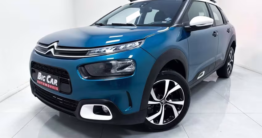 Citroën C4 CACTUS SHINE 1.6 Turbo Flex Aut.  - Azul - 2019/2019