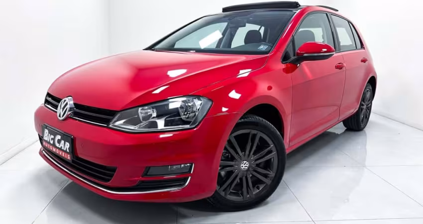 Volkswagen Golf Highline 1.4 TSI  Aut.  - Vermelha - 2013/2014
