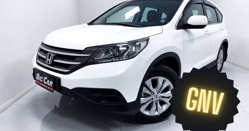 Honda CR-V LX 2.0 GNV  16V 2WD Aut.  - Branca - 2013/2013