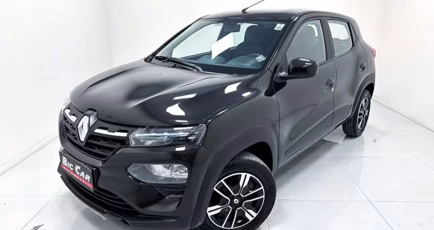 Renault Kwid Intense 1.0 Flex 12V 5p Mec.  - Preta - 2022/2023