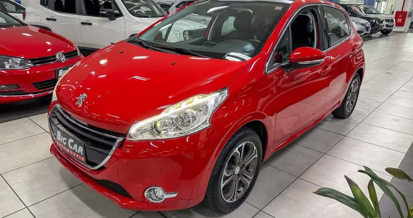 Peugeot 208 Griffe 1.6 Flex 16V 5p Aut.  - Vermelha - 2015/2016