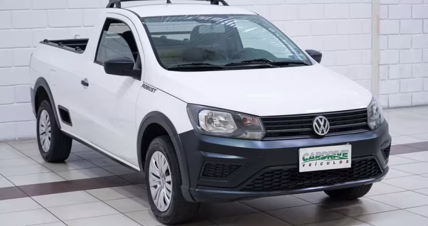 Volkswagen Saveiro Robust 1.6 Total Flex 8V  - Branca - 2020/2021