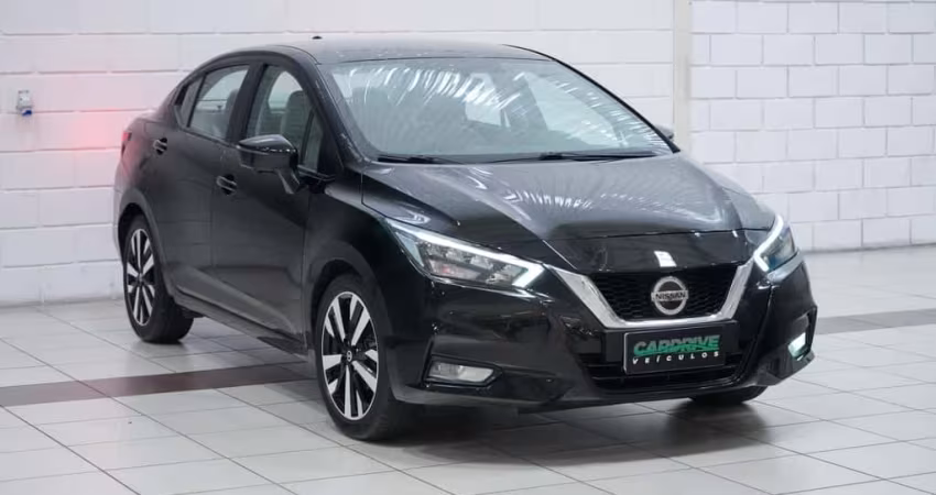 Nissan Versa Exclusive 1.6 16V Flex Aut.  - Preta - 2021/2022