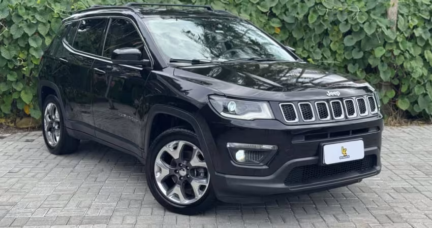 Jeep Compass LONGITUDE 2.0 4x2 Flex 16V Aut.  - Preta - 2019/2019