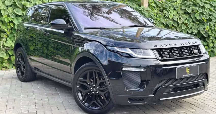 Land Rover Range Rover Evoque Range R.EVOQUE Si4 HSE Dyn. 2.0/Flex Aut  - Preta - 2017/2017