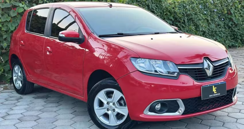 Renault Sandero DYNA 16 - Vermelha - 2015/2015