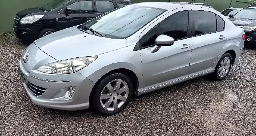 408 allure aut 2012 prata todo original 105mkm