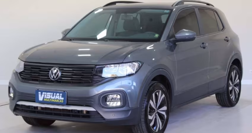 VOLKSWAGEN T-CROSS 1.0 200 TSI FLEX AUTOMÁTICO 6M - 2022 - CINZA