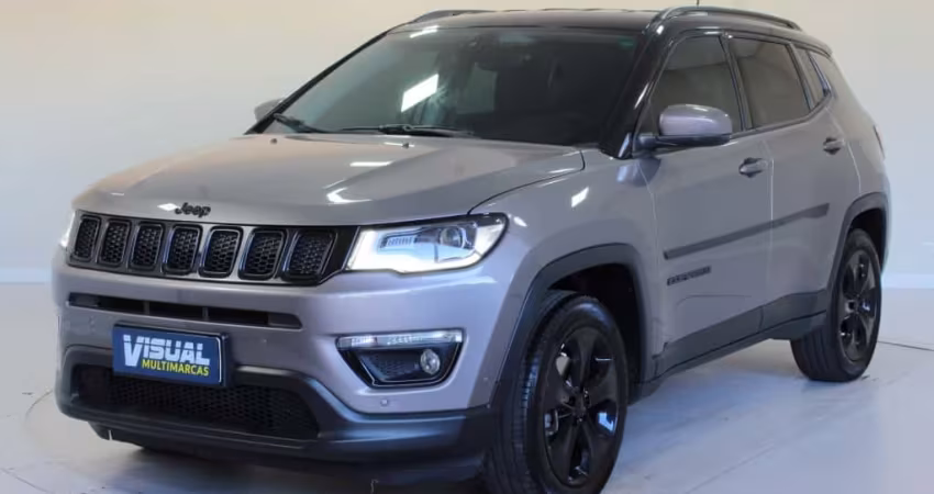 JEEP COMPASS LONGITUDE NIGHT EAGLE 2.0 FLEX AUTOMÁTICO 6M - 2021 - CINZA