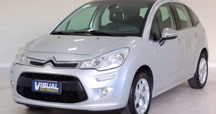 CITROËN C3 EXCLUSIVE ZENITH 1.5 MANUAL - 2015 - PRATA