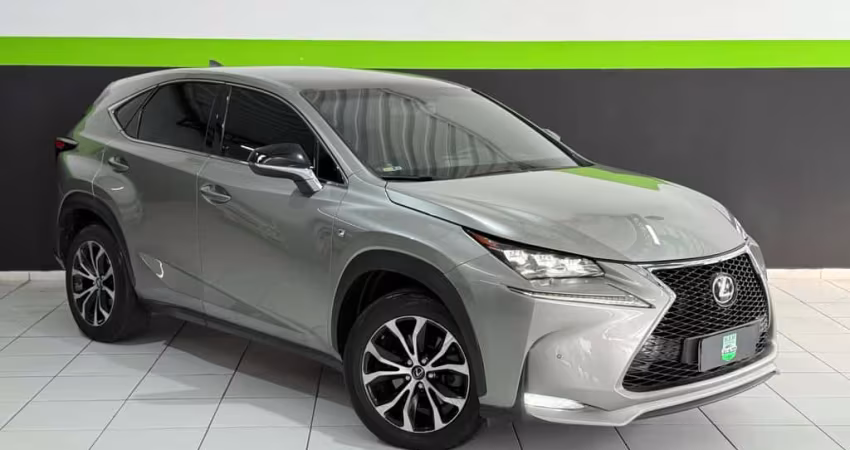 Lexus NX-200t F-SPORT 2.0 16V 238CV AUT. - Cinza - 2015/2015
