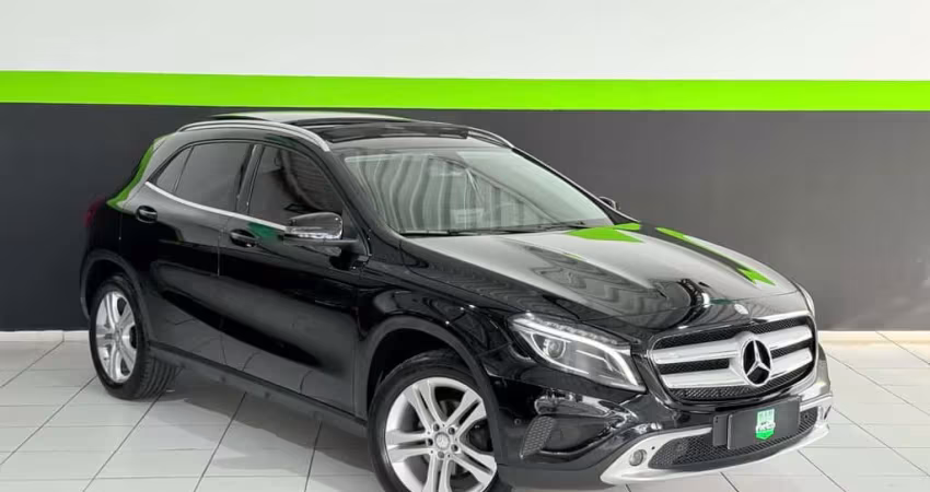 Mercedes-Benz Gla 200 Enduro 1.6 TB 16V Flex Aut.  - Preta - 2016/2017