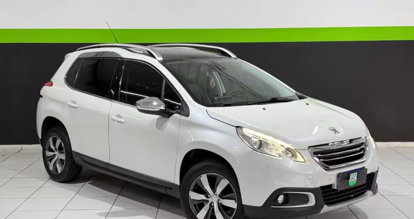 Peugeot 2008 Griffe 1.6 Turbo Flex 16V 5p Mec.  - Branca - 2016/2016