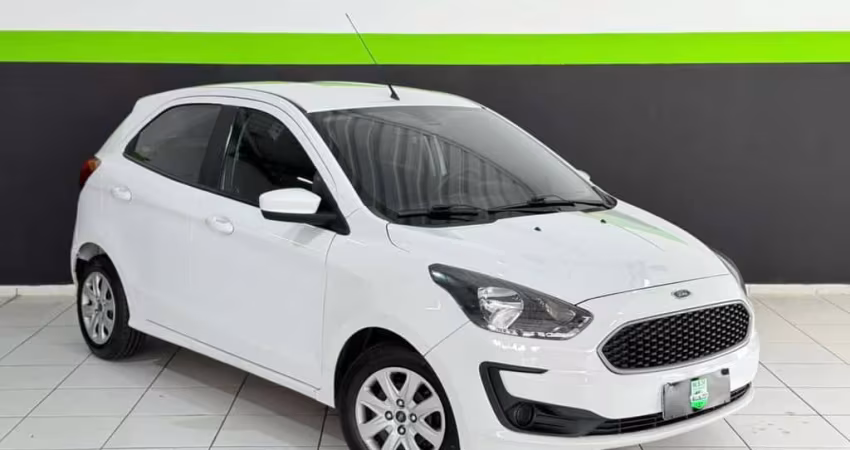 Ford KA 1.0 SE/SE Plus TiVCT Flex 5p  - Branca - 2019/2020