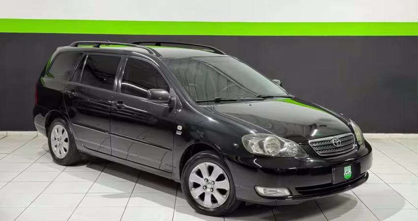 Toyota Corolla Fielder SW 1.8/1.8 XEi Flex Aut.  - Preta - 2007/2008