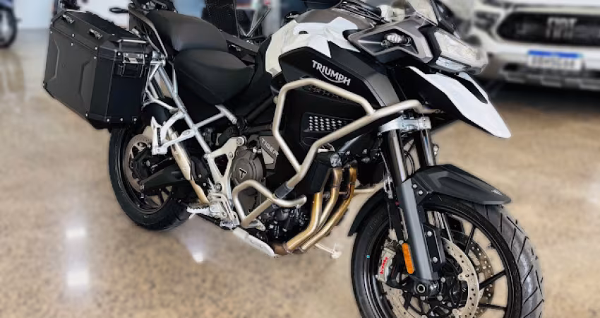 Triumph GT Explorer 1200cc Apenas 175km Tirada em Abril/23 - Baus Originias 15k - Protetor motor 3,9