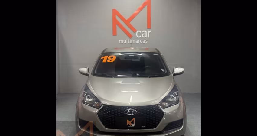 Hyundai HB20 Unique 1.0 Flex 12V Mec.  - Prata - 2018/2019