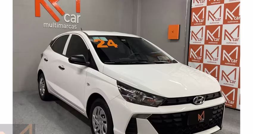 Hyundai HB20S 1.0 Flex 12V Mec.  - Branca - 2023/2024