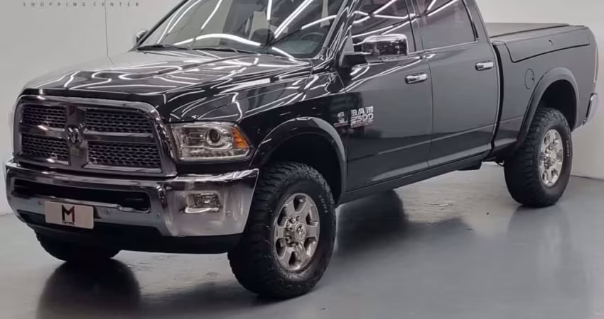 DODGE RAM LARAMIE 2500 I6 CD 6.7 4X4 TURBO DIESEL AUTOMÁTICO - 2017 - PRETO